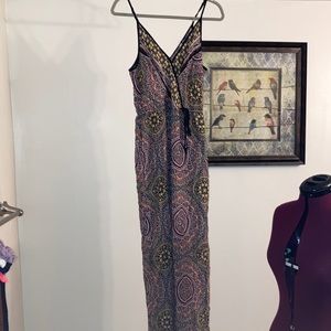 Xhilaration medium wide leg jumpsuit . Adjustable shoulder straps.